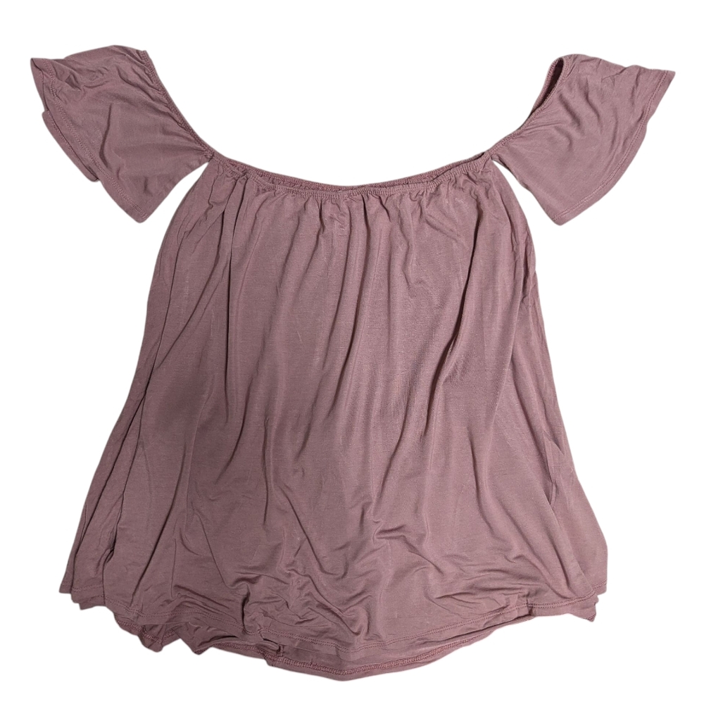 00's Piko 1988 Pink Ruffled Cap Sleeve Blouse